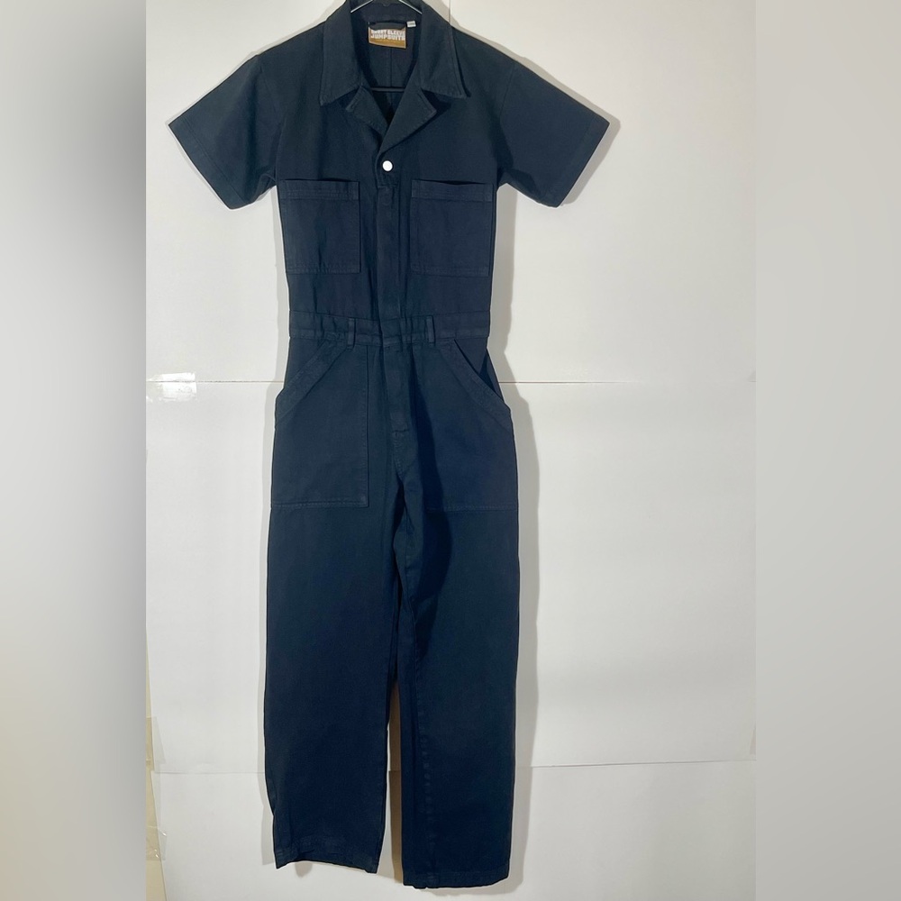 Big Bus Press short Sleeve Jumpsuit basic black Small
